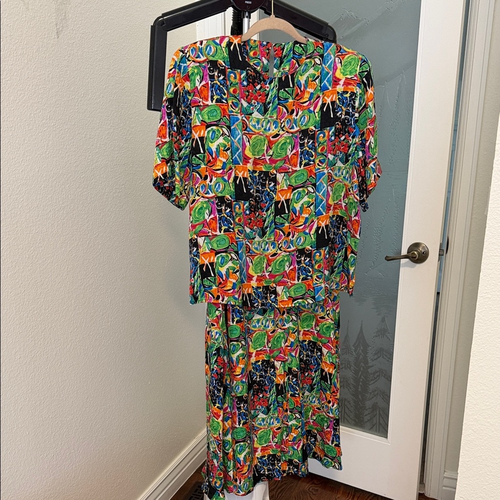 Ann May vintage size 10 Vibrant Multicolor Women's Midi sets
